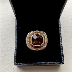 Effy Smoky Topaz cocktail ring